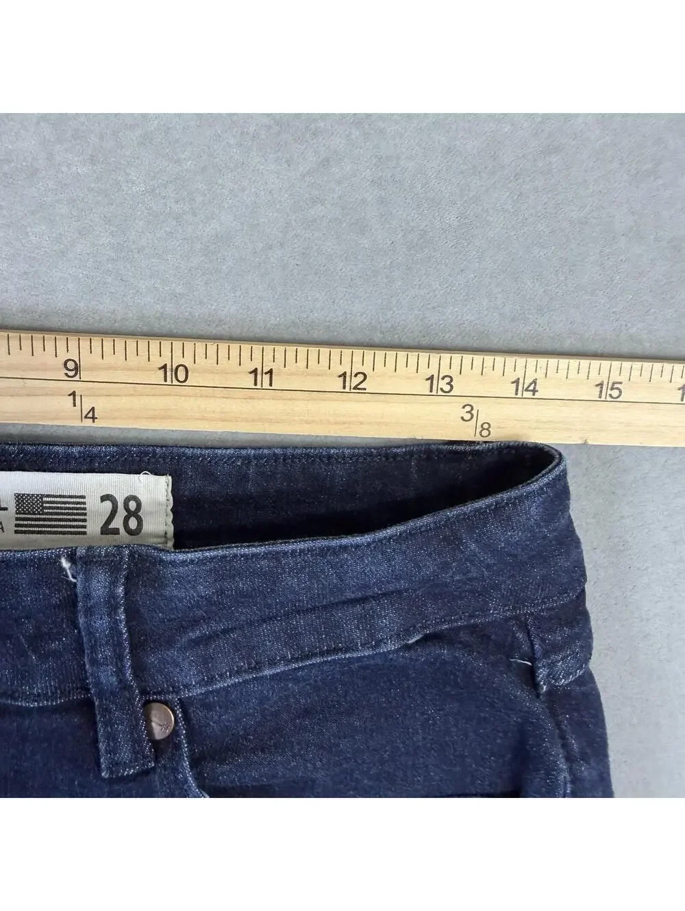 Barbell Apparel Jeans Mens 28 Blue Dark Wash Skinny Fit Casual Stretch Denim